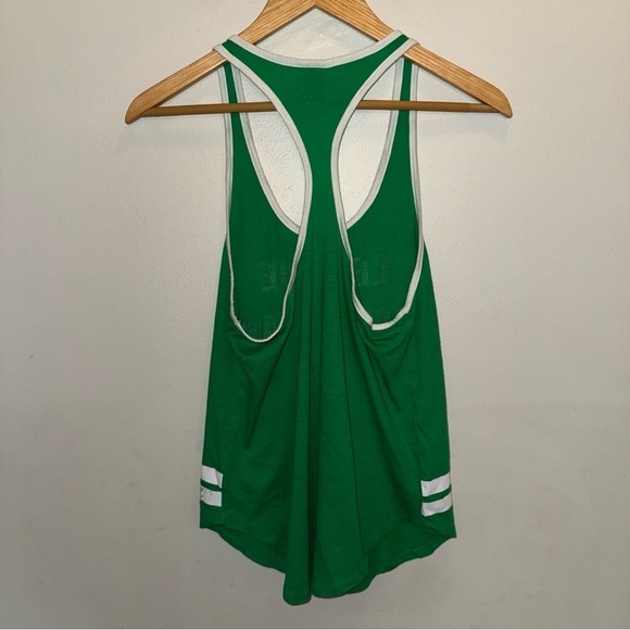 Victoria’s Secret PINK Let the Shenanigans Begin Green Tank Top Size Small - Picture 5 of 5